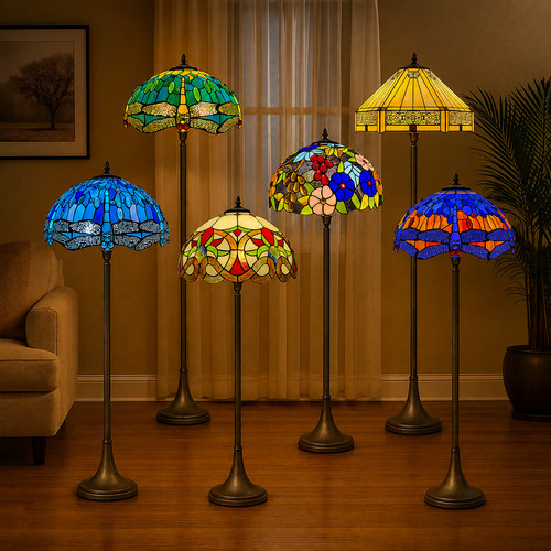 16inch tiffany style stained - tiffany,