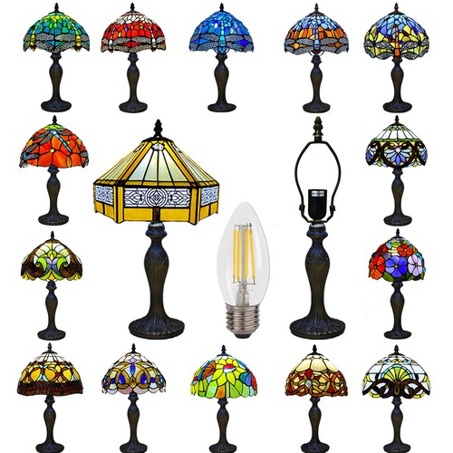 Tiffany stained glass table - stained,