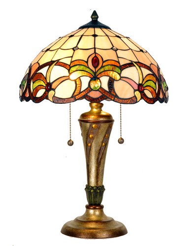 Large tiffany style table lamp - style,
