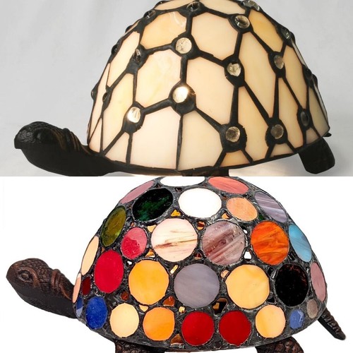 Tiffany style table lamp - style, cream