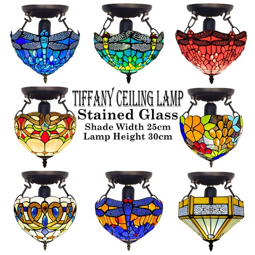 Tiffany style ceiling lamp - ceiling,