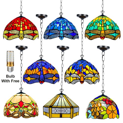 Tiffany style pendant inch - style, 10