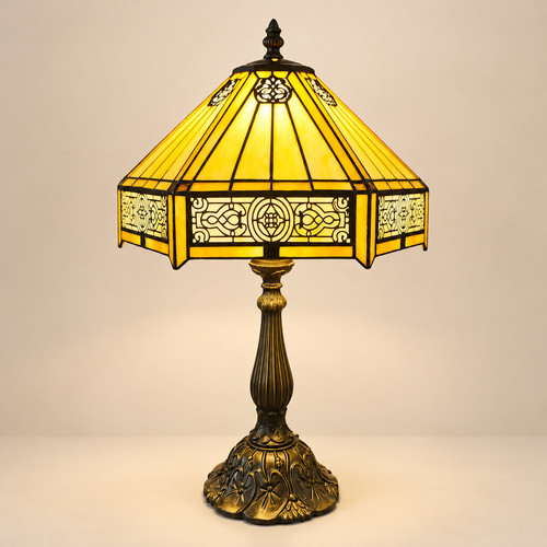 Tiffany style floral stained - tiffany,