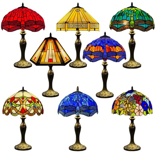 Tiffany style large table lamp - large,