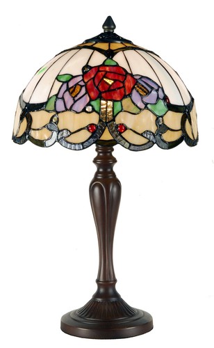 Traditional tiffany table - table, lamp