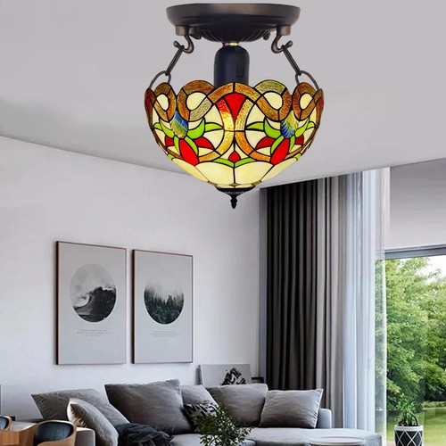 Inch tiffany ceiling - inch, lamp