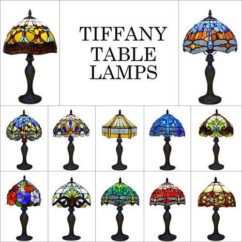 Vintage tiffany table style - tiffany,
