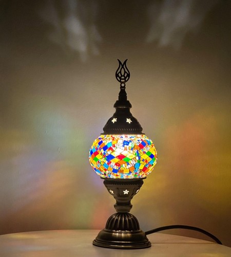 Turkish moroccan mosaic lamp - turkish,