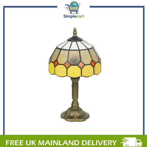 Tiffany style table lamp - table, for
